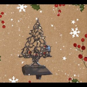 Pewter tree 🎄HP🎄stocking holder